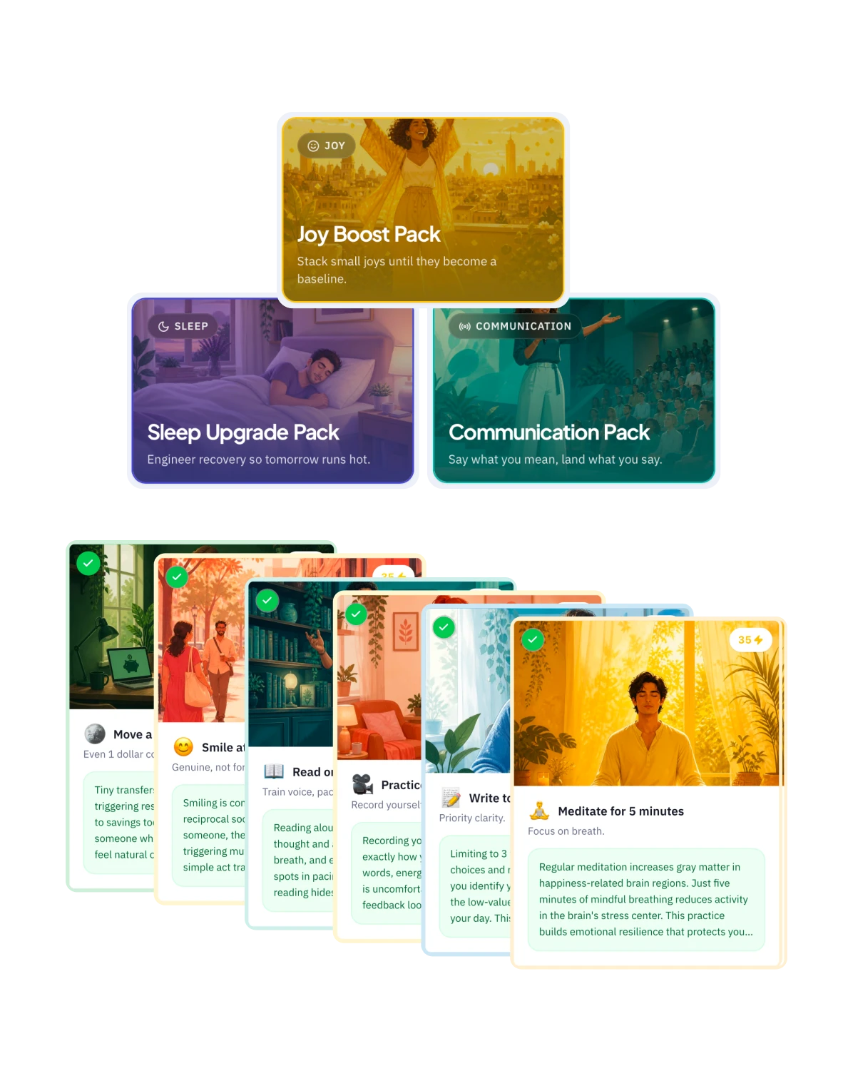 Ascendo daily quests and habit tracker dashboard