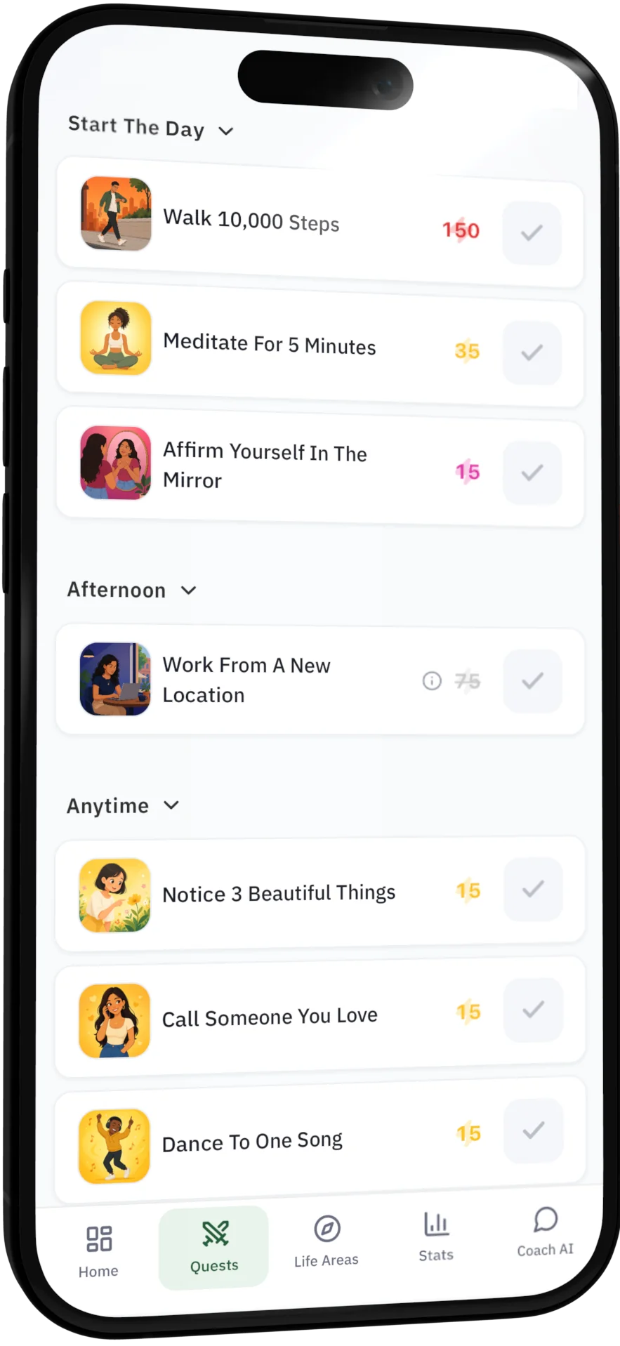 Ascendo app on mobile